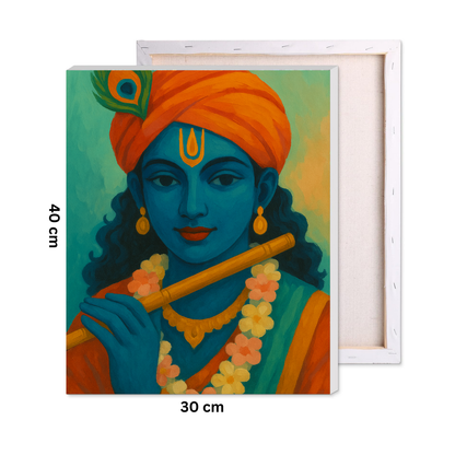 Krishna Glow Paint by Number Kit