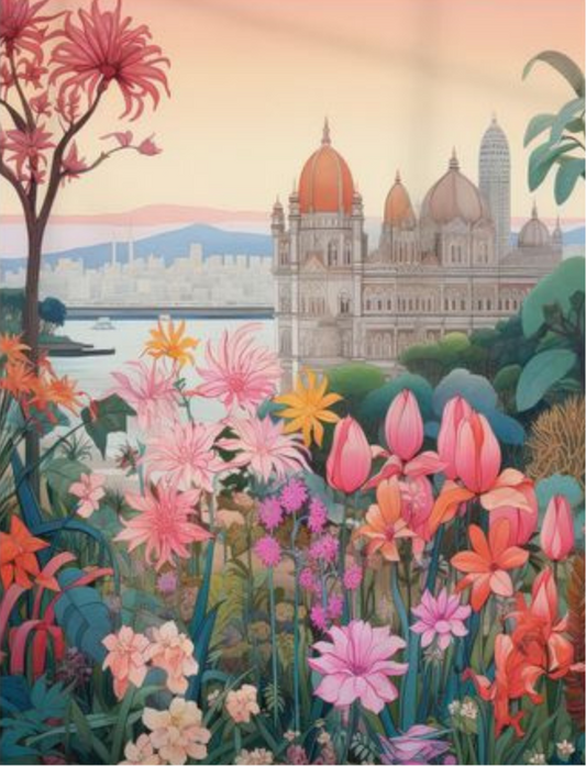 Mumbai Flower Market Paint by Number Kit