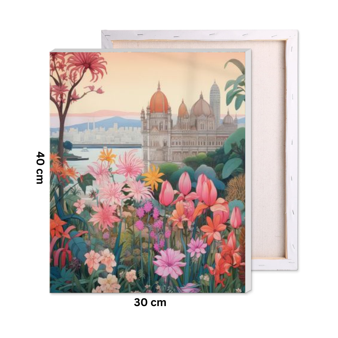 Mumbai Flower Market Paint by Number Kit