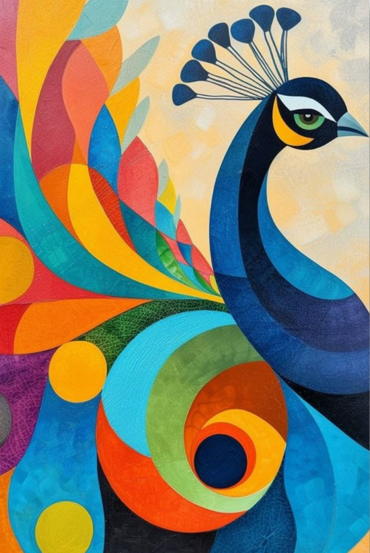 Radiant Peacock Diamond Painting Kit
