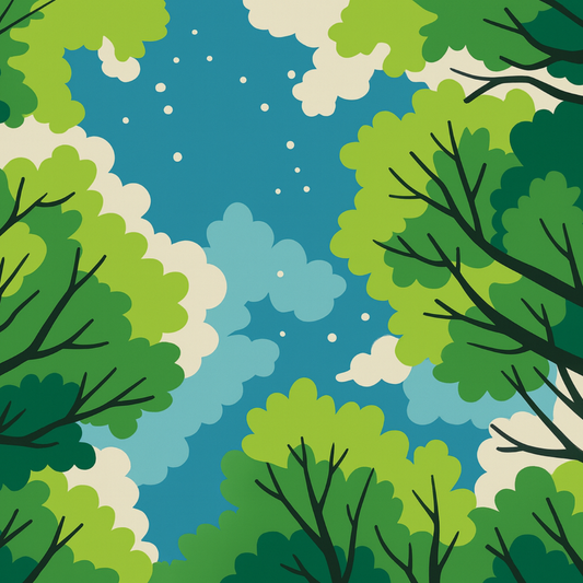 Under the Trees Paint by Number Mini Kit