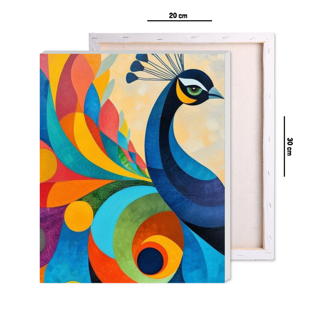 Radiant Peacock Diamond Painting Kit