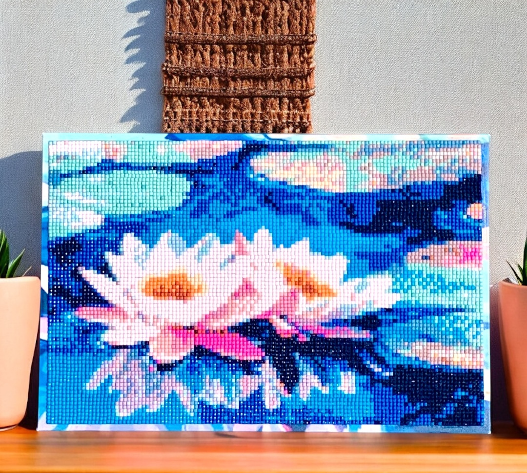 Monet's Lily Love Diamond Painting Kit