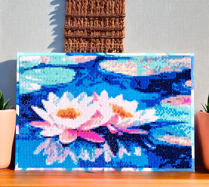 Monet's Lily Love Diamond Painting Kit