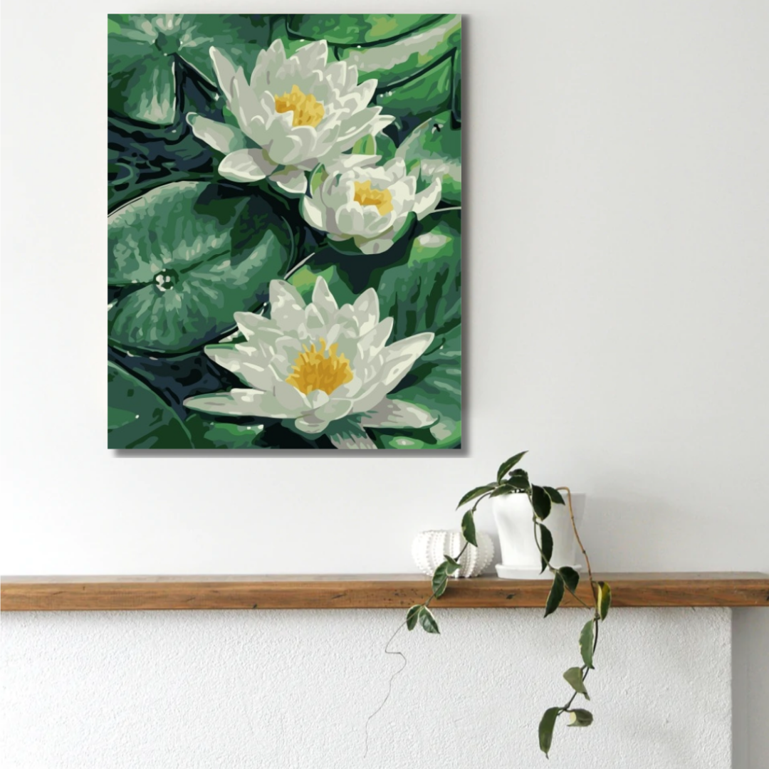 Lovely Lotus Paint by Number Jumbo Kit