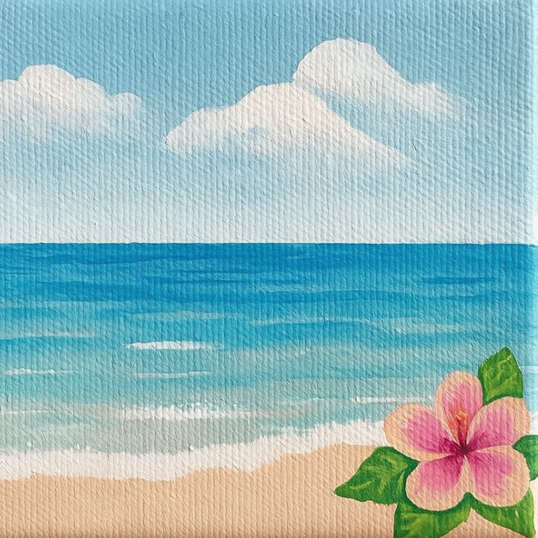 Beach Getaway Paint by Number Ultra Mini Kit (Pack of 2)