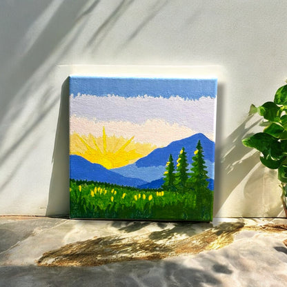 Mountain Mornings Paint by Number Mini Kit