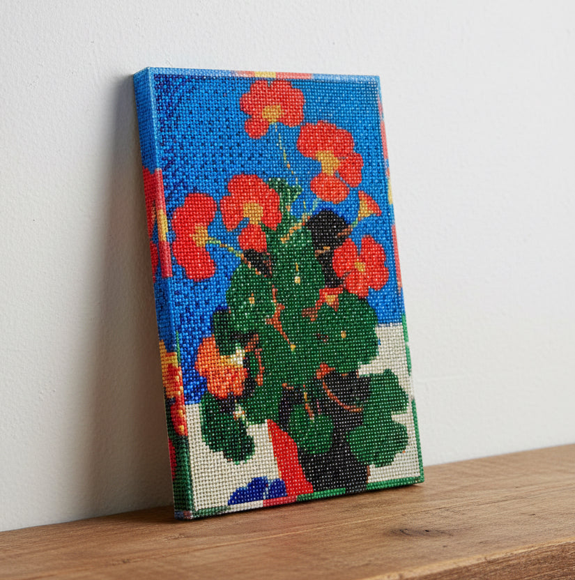 Happy Blooms Diamond Painting Kit