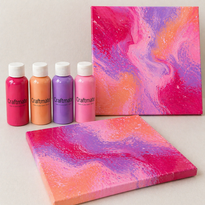 Fluid Art Canvas Painting Kit