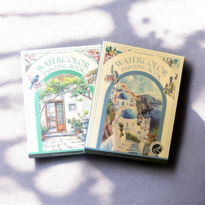 Watercolour Painting Book Kit (Set of 5)