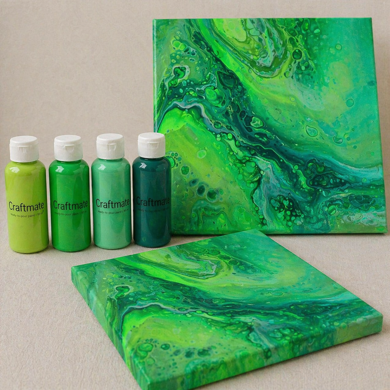 Fluid Art Canvas Painting Kit