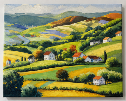 European Countryside Paint by Number Jumbo Kit