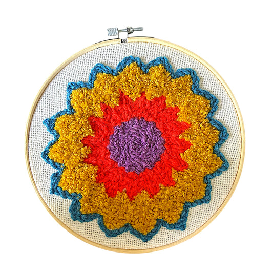 Magical Mandala Punch Needle Embroidery Kit