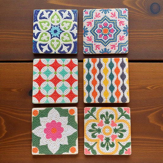 Holiday Villa Vibes Diamond Coaster Kit