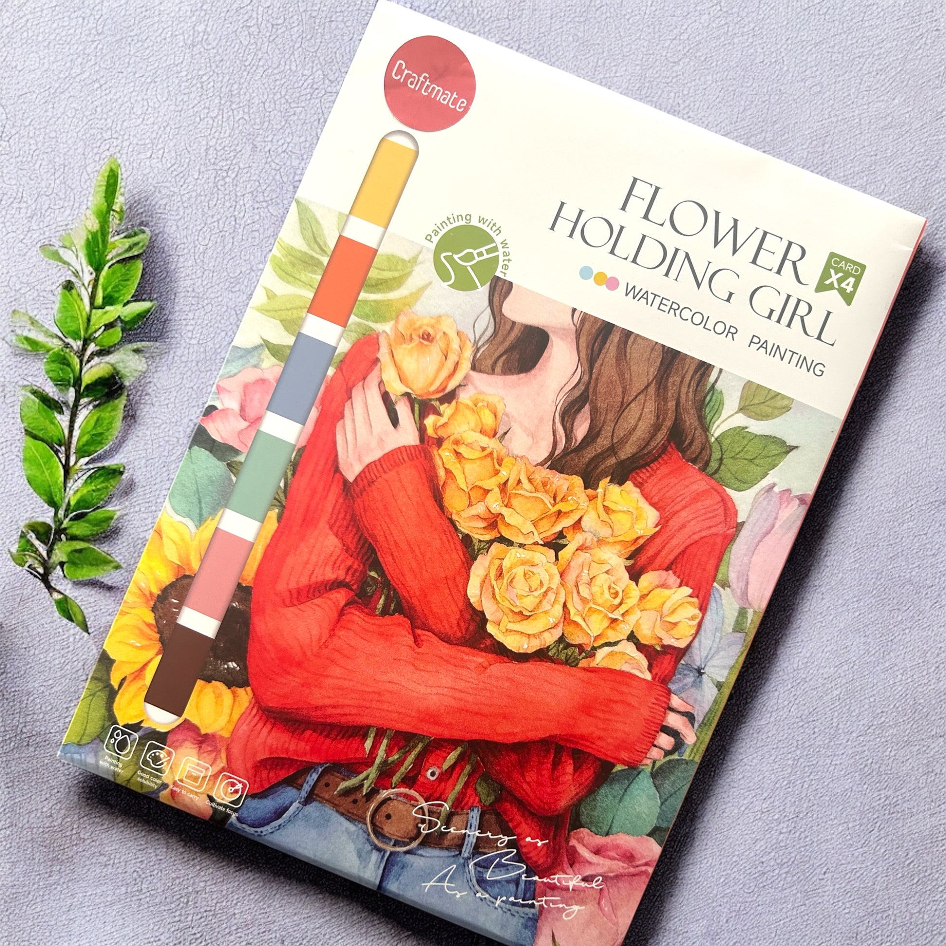 Flower Girl Watercolour Painting Kit - Craftmate