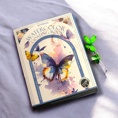 Butterflies Watercolour Painting Book Kit - Craftmate
