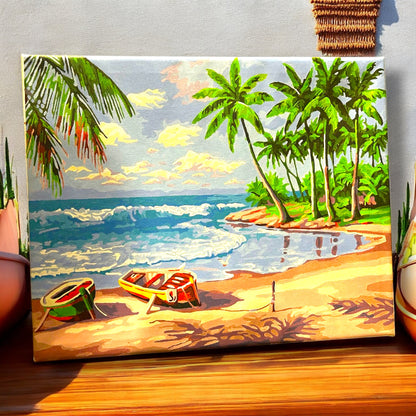 Beach Please Paint by Number Jumbo Kit