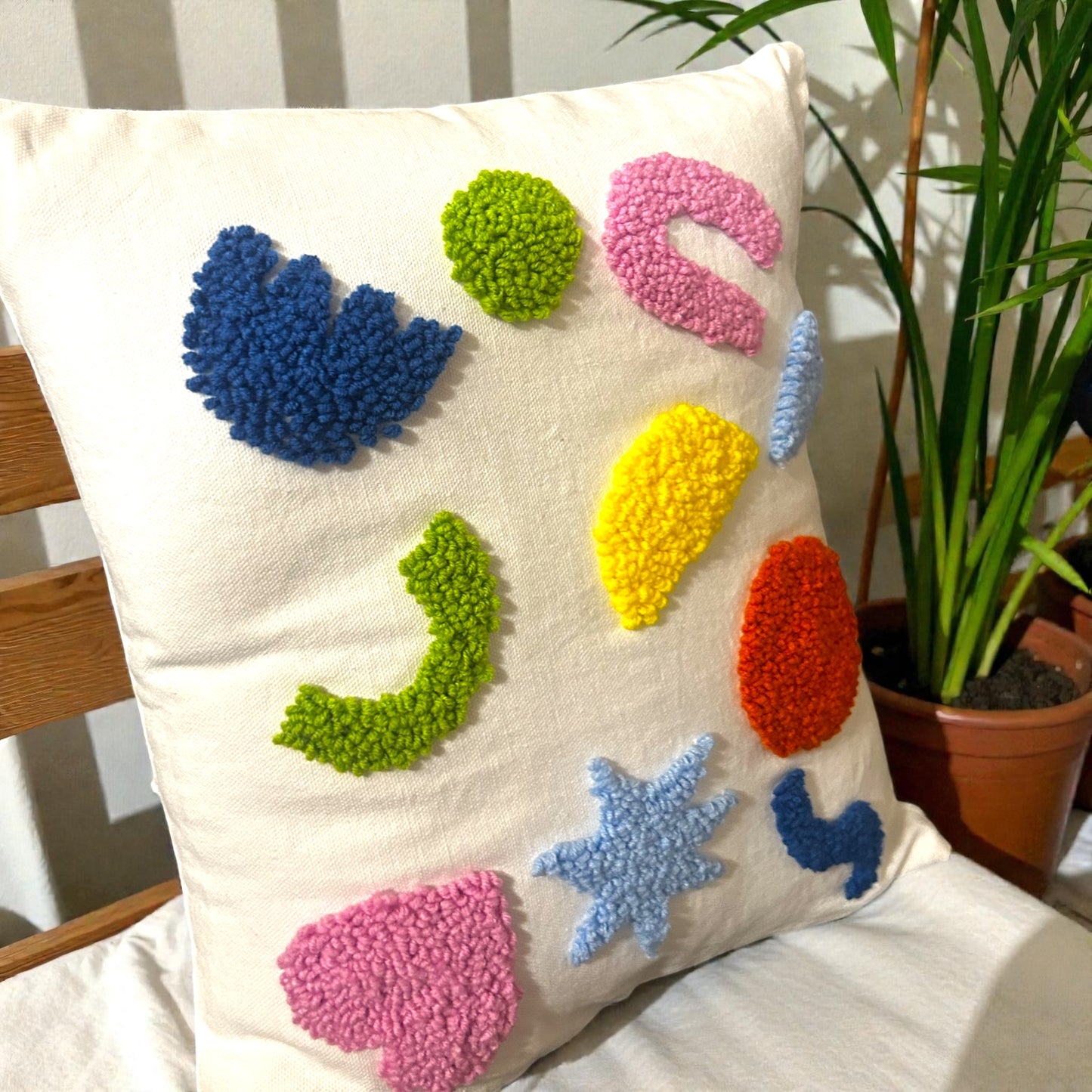 Punch Needle Cushion Cover Kit