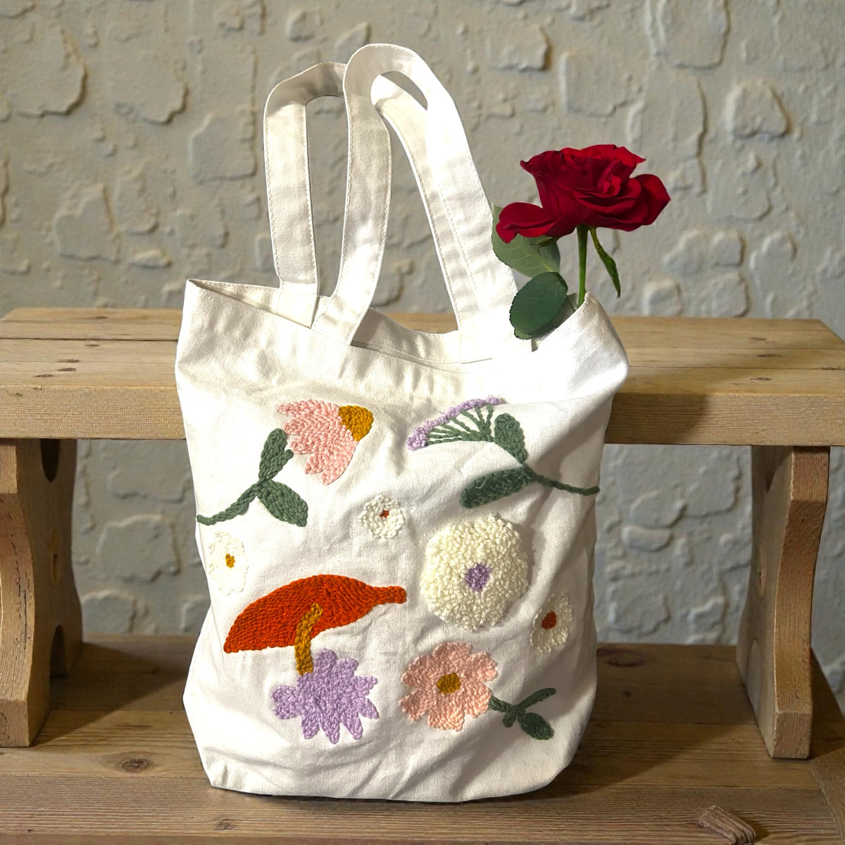 Punch Needle Tote Bag Kit