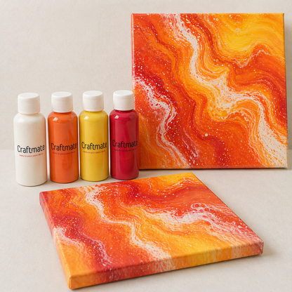 Fluid Art Canvas Painting Kit