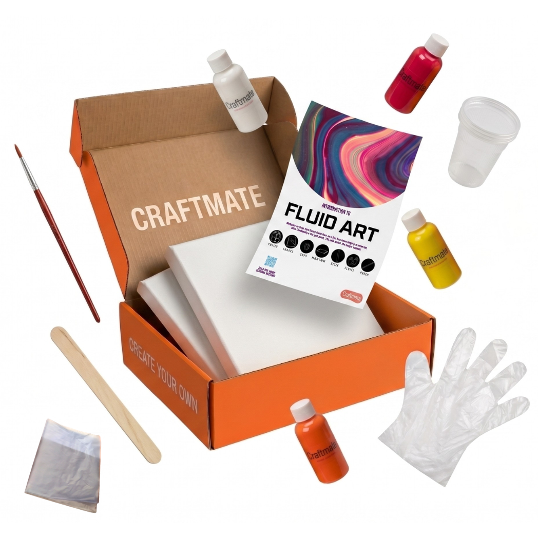 Fluid Art Canvas Painting Kit