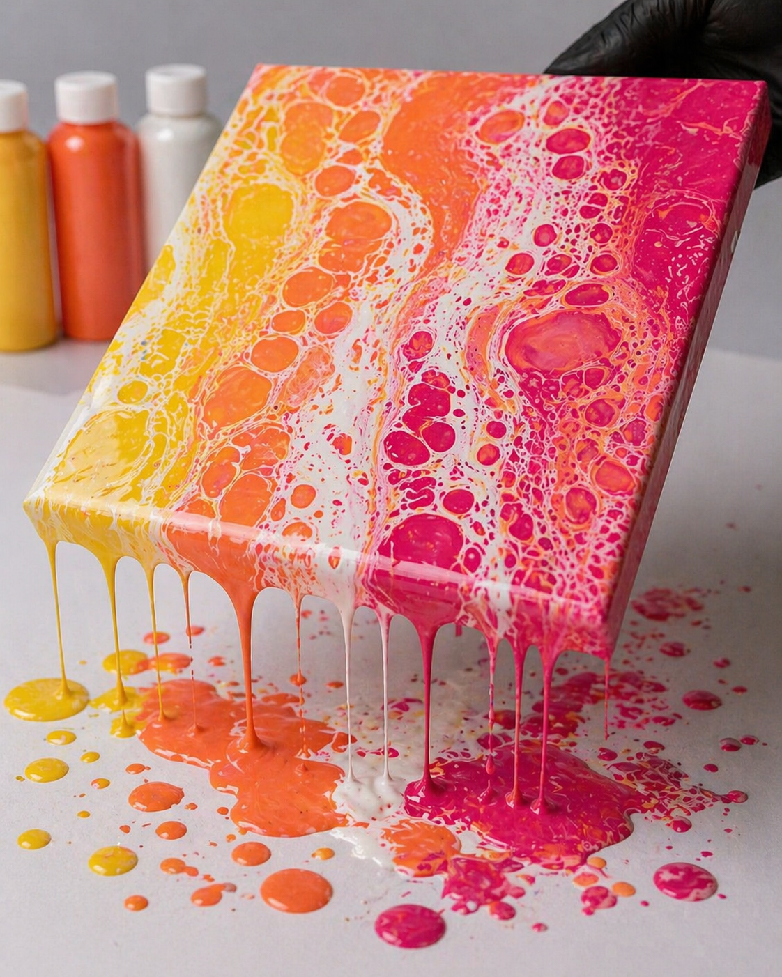 Fluid Art Canvas Painting Kit