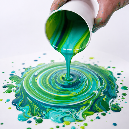 Fluid Art Canvas Painting Kit