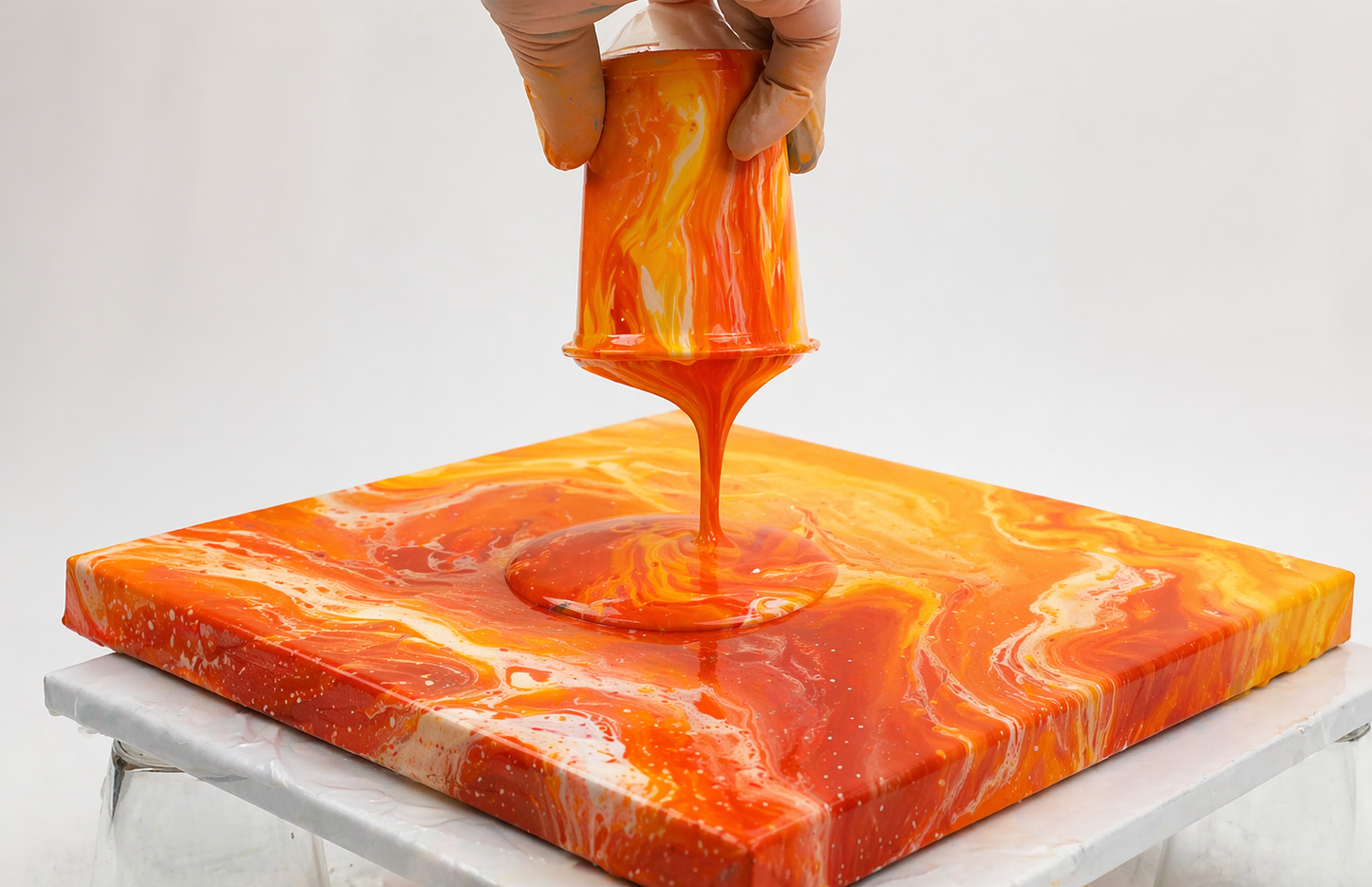 Fluid Art Canvas Painting Kit