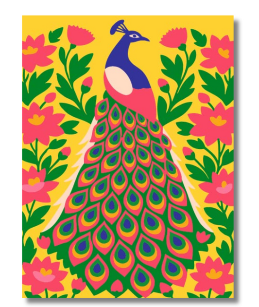 Royal Peacock Paint by Number Kit