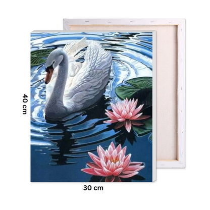 Swan Serenity Paint by Number Kit