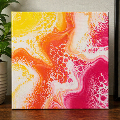 Fluid Art Canvas Painting Kit