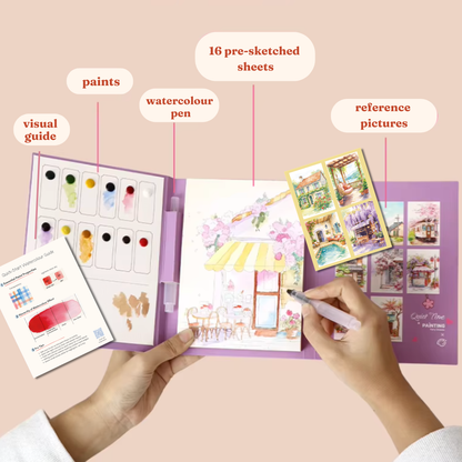 The Explorer Watercolour Mini Painting Book